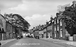 Wimborne, West Boro c.1955, Wimborne Minster