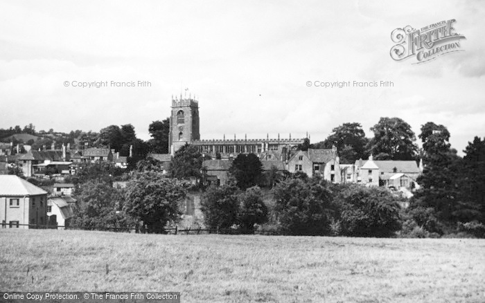 Photo of Winchcombe, St Peter's Church From Almsbury Farm c.1950
