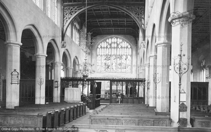 Photo of Winchcombe, St Peter's Church, Interior 1907