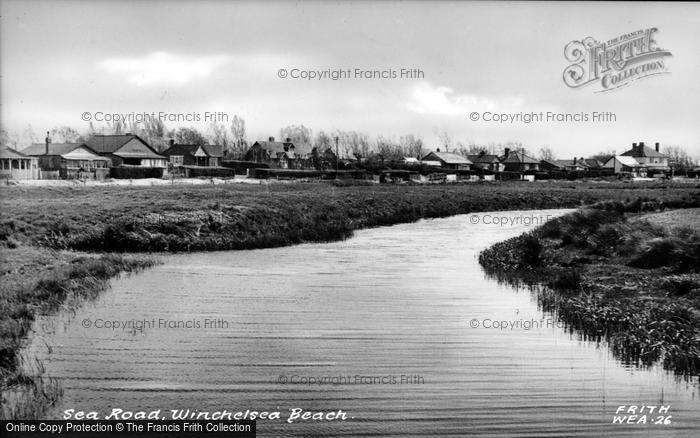 Photo of Winchelsea, Sea Road c.1955