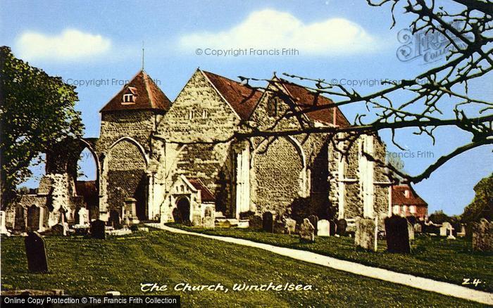 Photo of Winchelsea, The Church c.1950