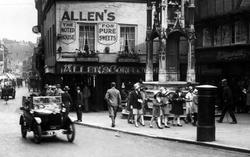 Allen's Confectioners, High Street 1928, Winchester