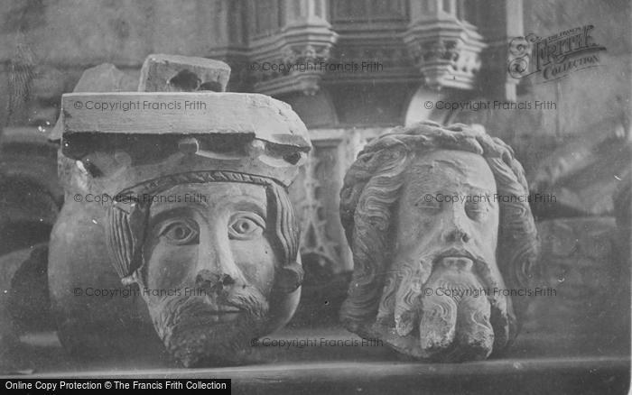 Photo of Winchester, Cathedral, Carved Stones, William Rufus? c.1880