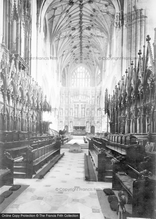 Photo of Winchester, Cathedral, Choir And Great Screen c.1890
