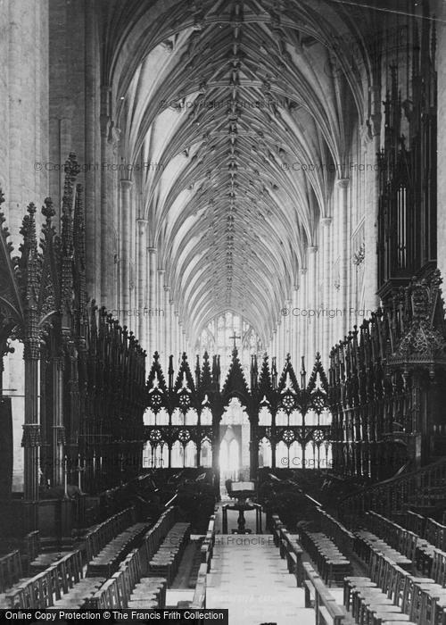 Photo of Winchester, Cathedral, Choir From Altar c.1880
