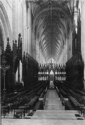 Cathedral, Choir Looking West c.1880, Winchester