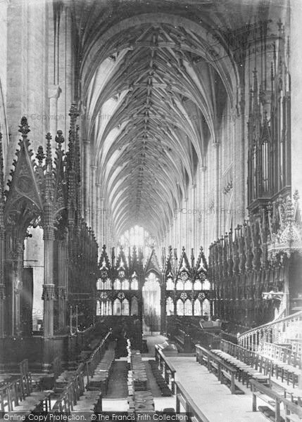 Photo of Winchester, Cathedral Choir West 1886