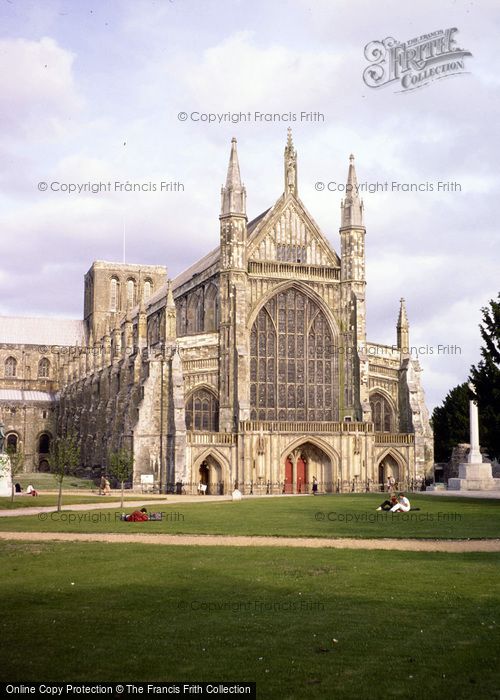 Photo of Winchester, Cathedral, Great West Front 1982