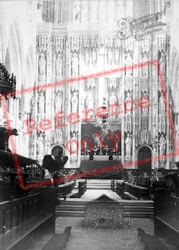 Cathedral Interior c.1893, Winchester