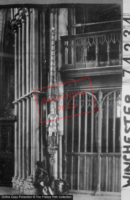 Photo of Winchester, Cathedral, Joan Of Arc Statue 1923