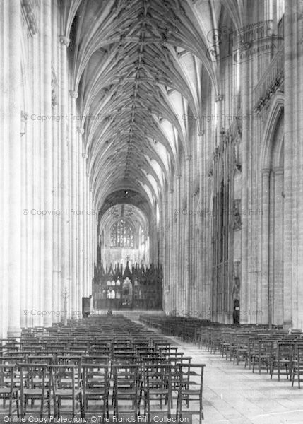 Photo of Winchester, Cathedral, Nave East 1890
