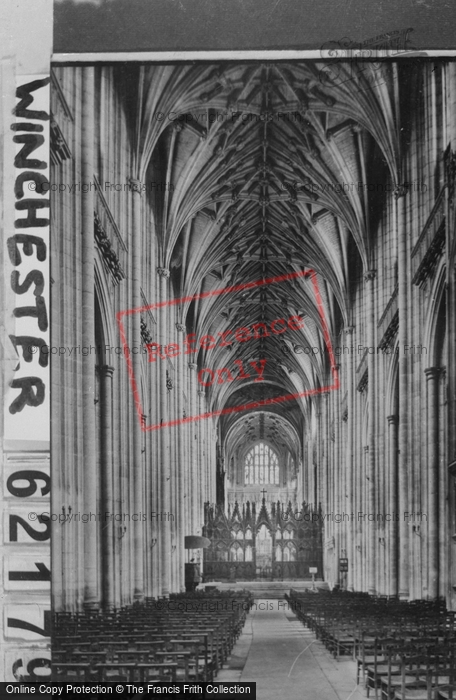 Photo of Winchester, Cathedral, Nave East 1909