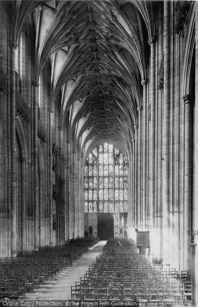 Photo of Winchester, Cathedral, Nave West 1886