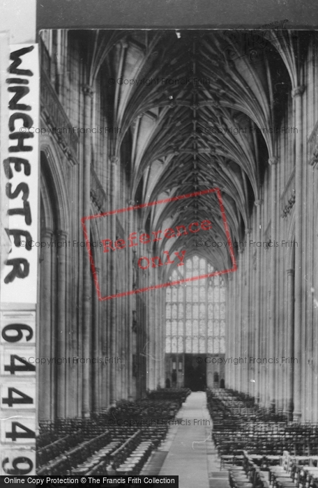 Photo of Winchester, Cathedral, Nave West 1912