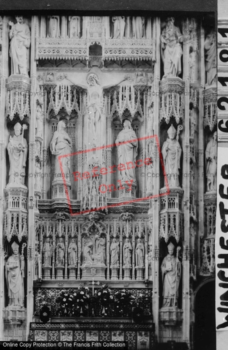 Photo of Winchester, Cathedral, Reredos 1909