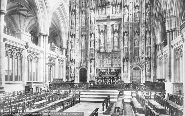 Photo of Winchester, Cathedral, The Choir East 1899