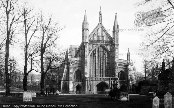Photo of Winchester, Cathedral, West Front c.1900