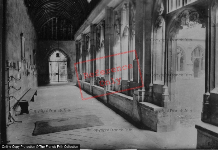 Photo of Winchester, College Cloister 1919