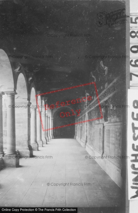 Photo of Winchester, College War Cloisters 1925