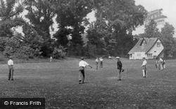 Cricket Match, Ridding Field 1919, Winchester