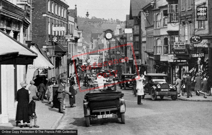 Photo of Winchester, Directing Traffic, High Street 1928