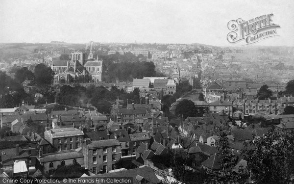 Photo of Winchester, From St Giles Hill 1893