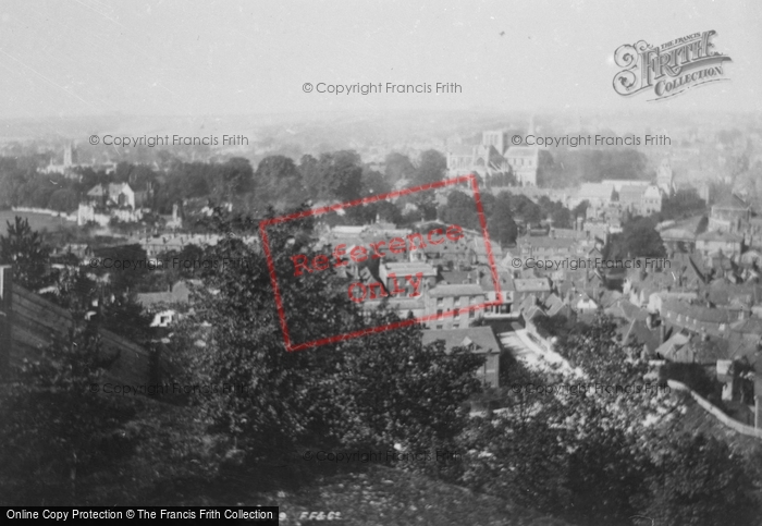 Photo of Winchester, From St Giles Hill 1893