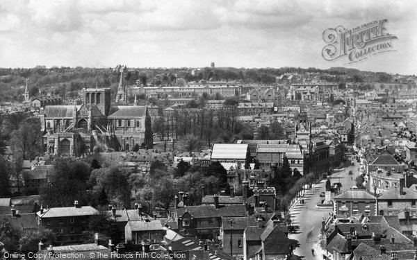 Photo of Winchester, From St Giles Hill 1929