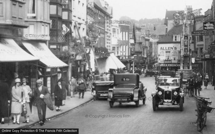 Photo of Winchester, High Street 1928