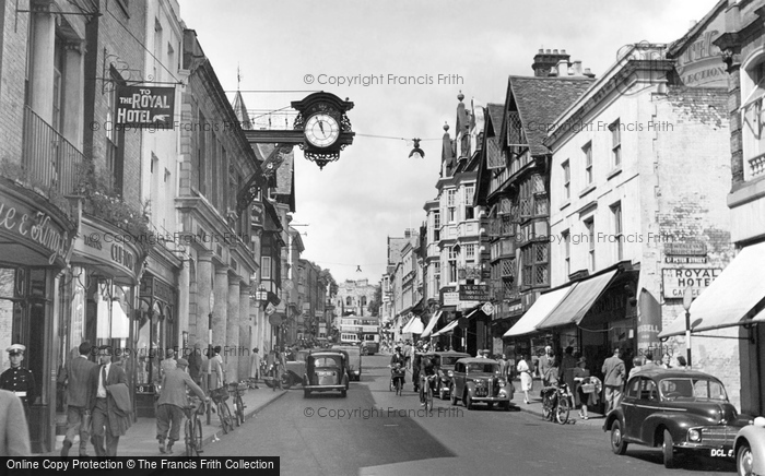 Photo of Winchester, High Street 1949