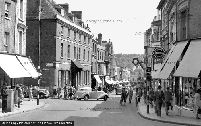 Photo of Winchester, High Street c.1955