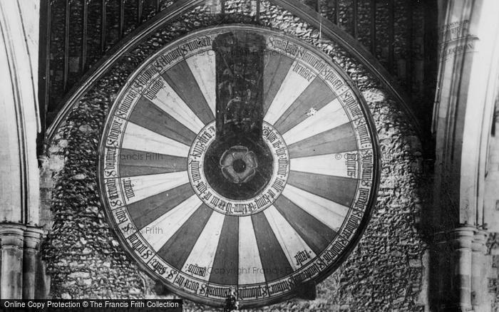 Photo of Winchester, King Arthur's Round Table c.1910