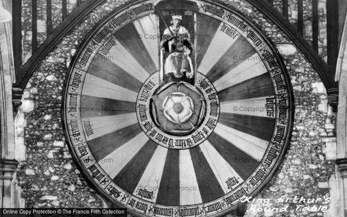 Photo of Winchester, King Arthur's Round Table c.1955