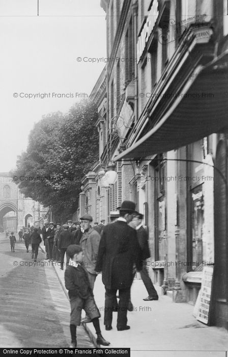 Photo of Winchester, Pedestrians In The High Street 1906