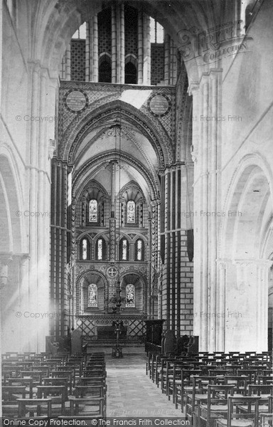 Photo of Winchester, St Cross Interior c.1880