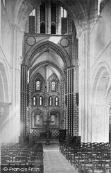 St Cross Interior c.1880, Winchester