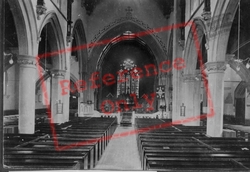 St Thomas's Church Interior 1909, Winchester