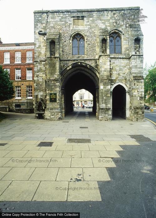 Photo of Winchester, The Ancient Westgate c.1990