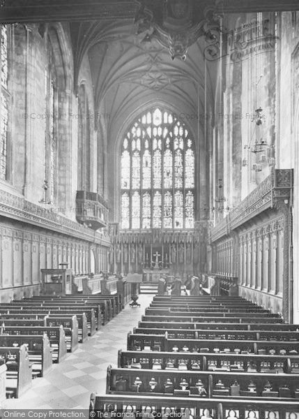 Photo of Winchester, The College Chapel 1919