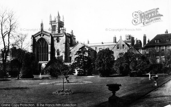 Photo of Winchester, The College From Warden's Ground 1886