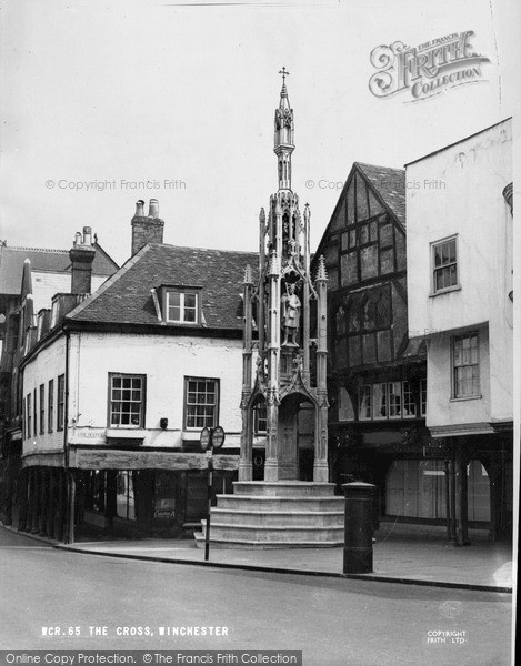 Photo of Winchester, The Cross c.1955