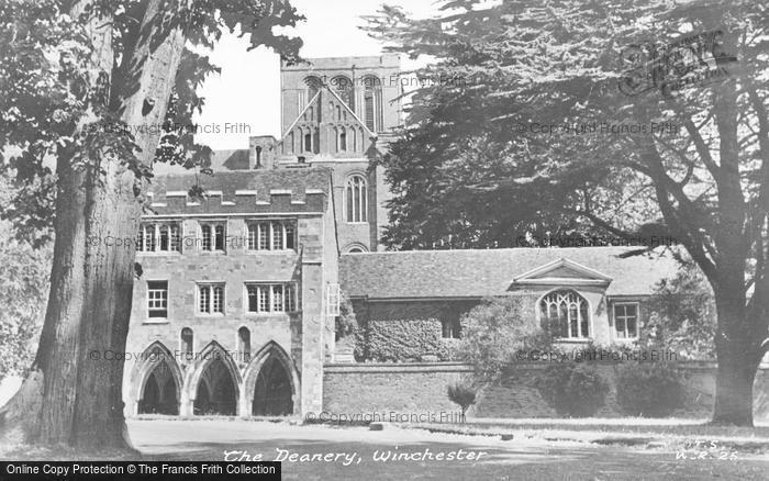 Photo of Winchester, The Deanery c.1955