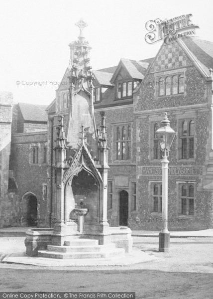 Photo of Winchester, The Drinking Fountain 1896