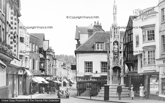 Photo of Winchester, The Prentice And City Cross c.1955