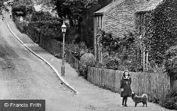 Girl On Church Hill c.1910, Winchmore Hill
