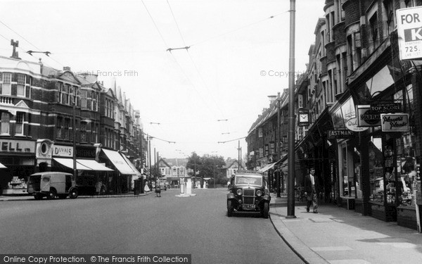 Photo of Winchmore Hill, Green Lanes c.1955