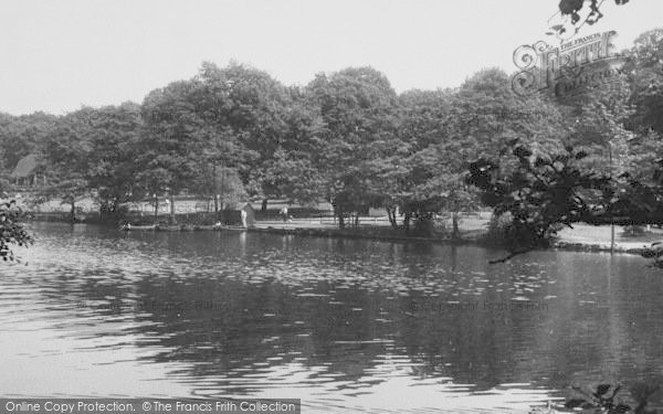 Photo of Winchmore Hill, The Lake, Grovelands Park c.1955