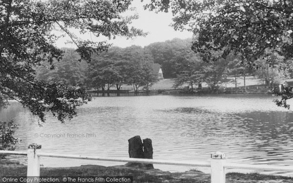 Photo of Winchmore Hill, The Lake, Grovelands Park c.1955
