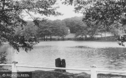 The Lake, Grovelands Park c.1955, Winchmore Hill
