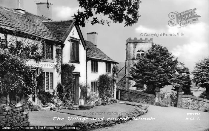 Photo of Wincle, The Village And Church c.1955